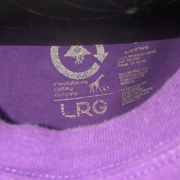 LRG Men’s Purple Tee Size Small - Picture 6 of 8
